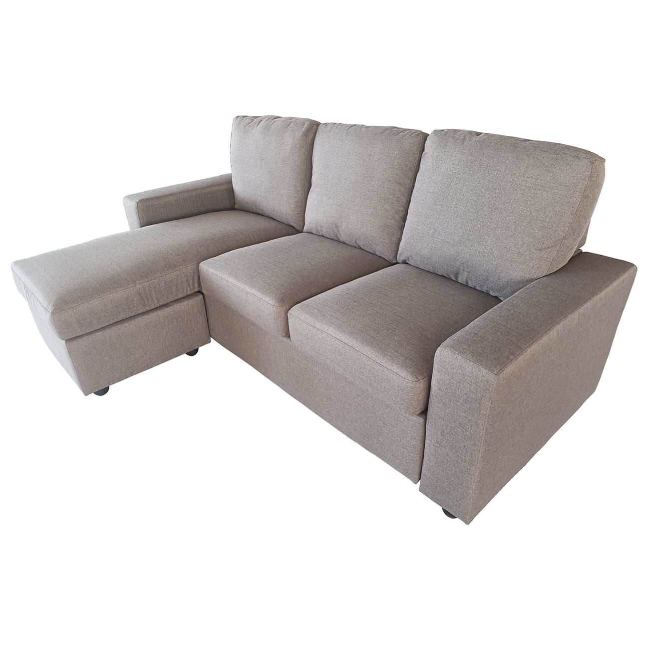 Καναπές Σαλονιού - Καθιστικού, Γωνία Αναστρέψιμος Ύφασμα Cappuccino 3