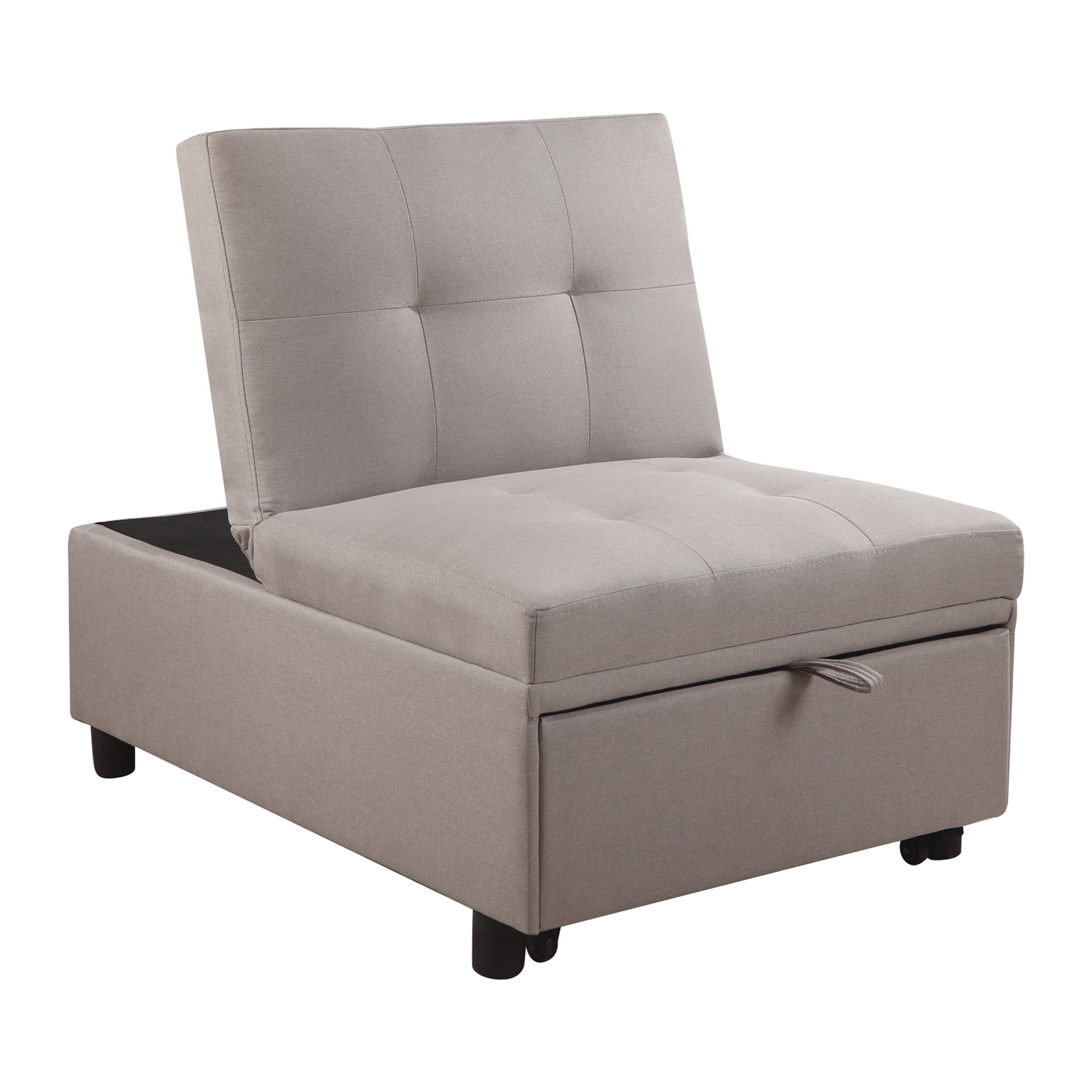 Καρέκλα - Κρεβάτι Σαλονιού - Καθιστικού Ύφασμα Cappuccino 2