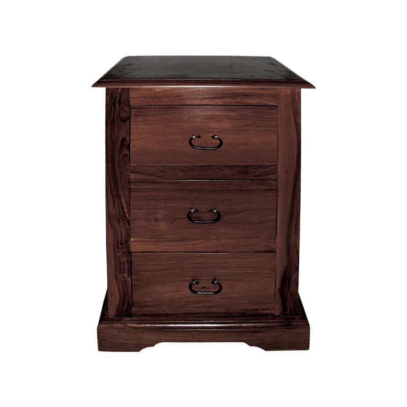 Κομοδίνο Ξύλο Sheesham Καρυδί 1