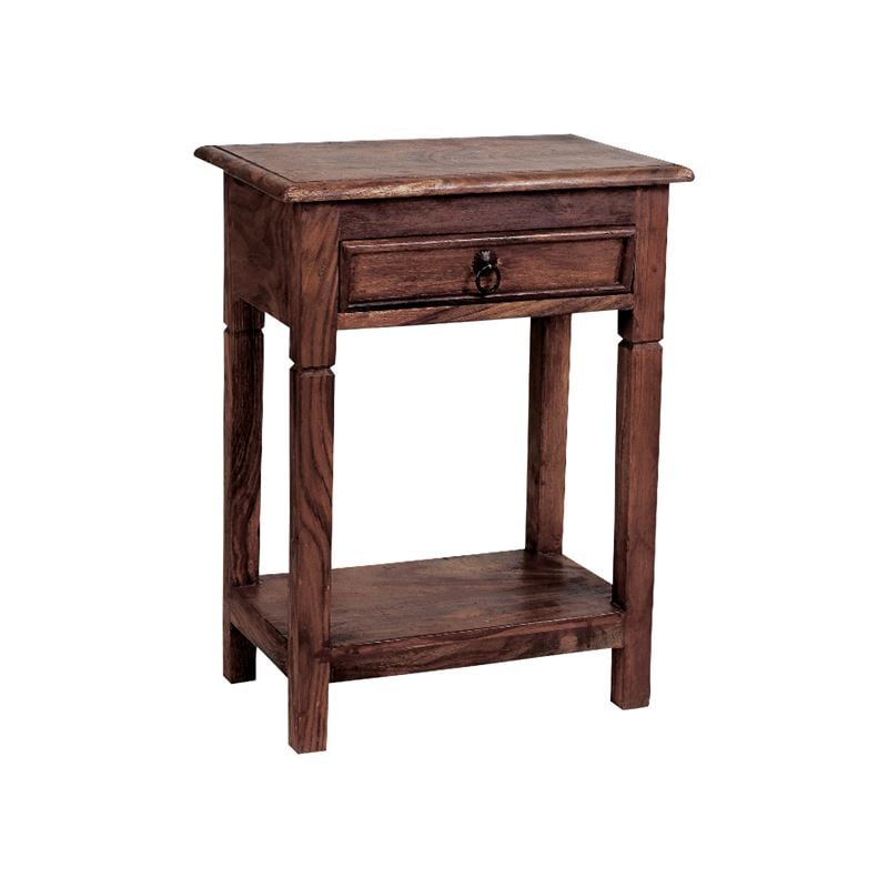 Κομοδίνο Ξύλο Sheesham Καρυδί 1