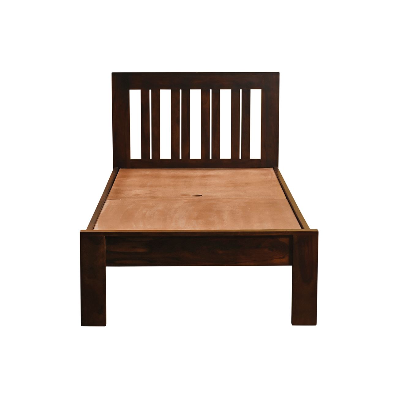 Κρεβάτι Μονό, για Στρώμα 90x200cm, Sheesham Καρυδί 3