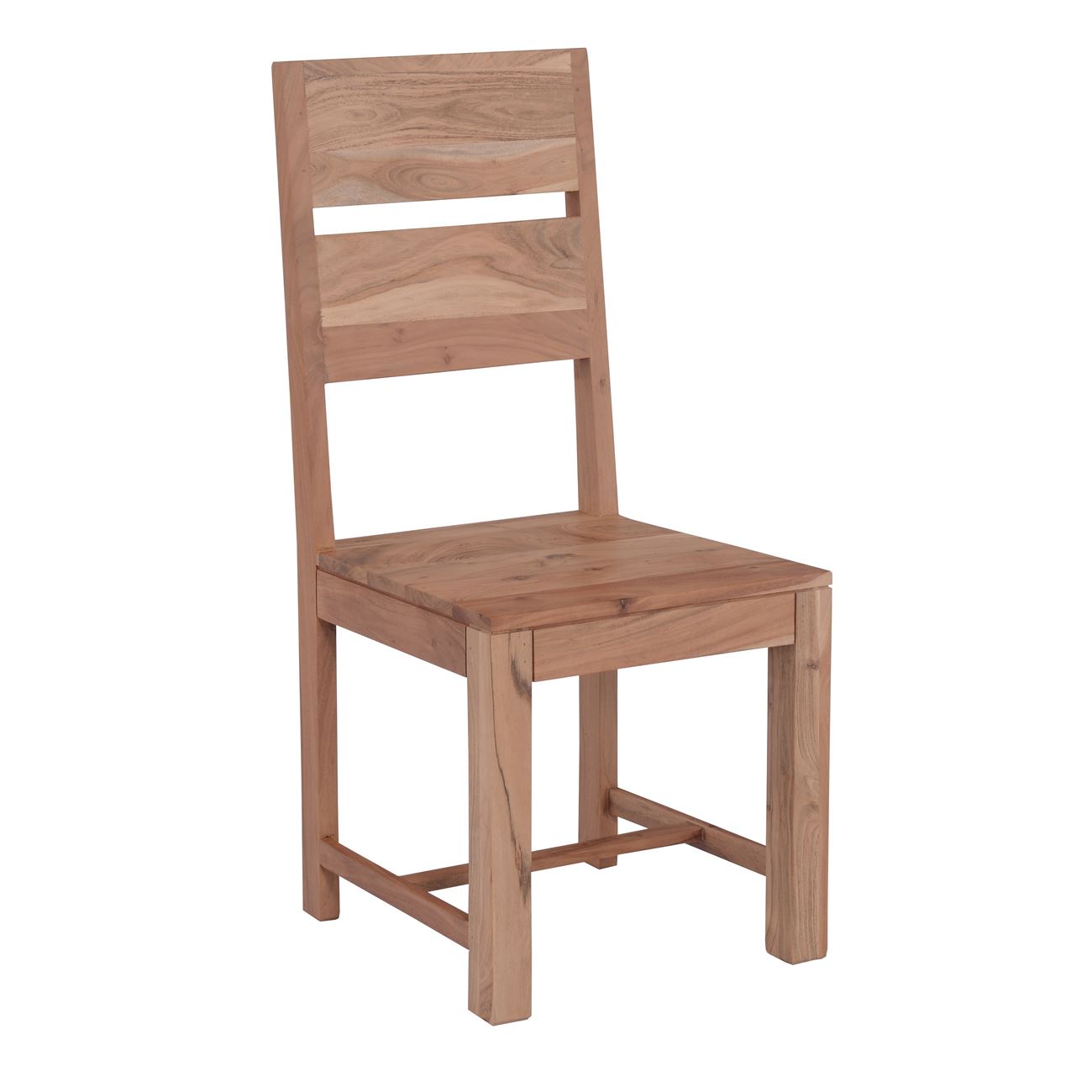 Καρέκλα Tραπεζαρίας Ξύλο Ακακία Φυσικό 2