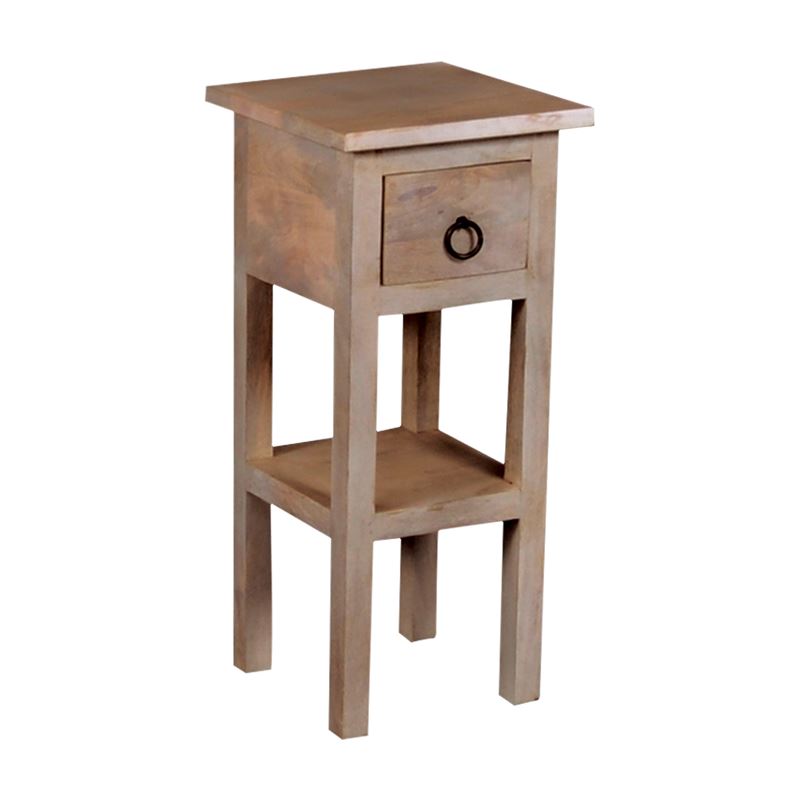 CLASSIC Stand - Τραπεζάκι Βοηθητικό H.55cm - 1 Συρτάρι, Ξύλο Ακακία Φυσικό 1