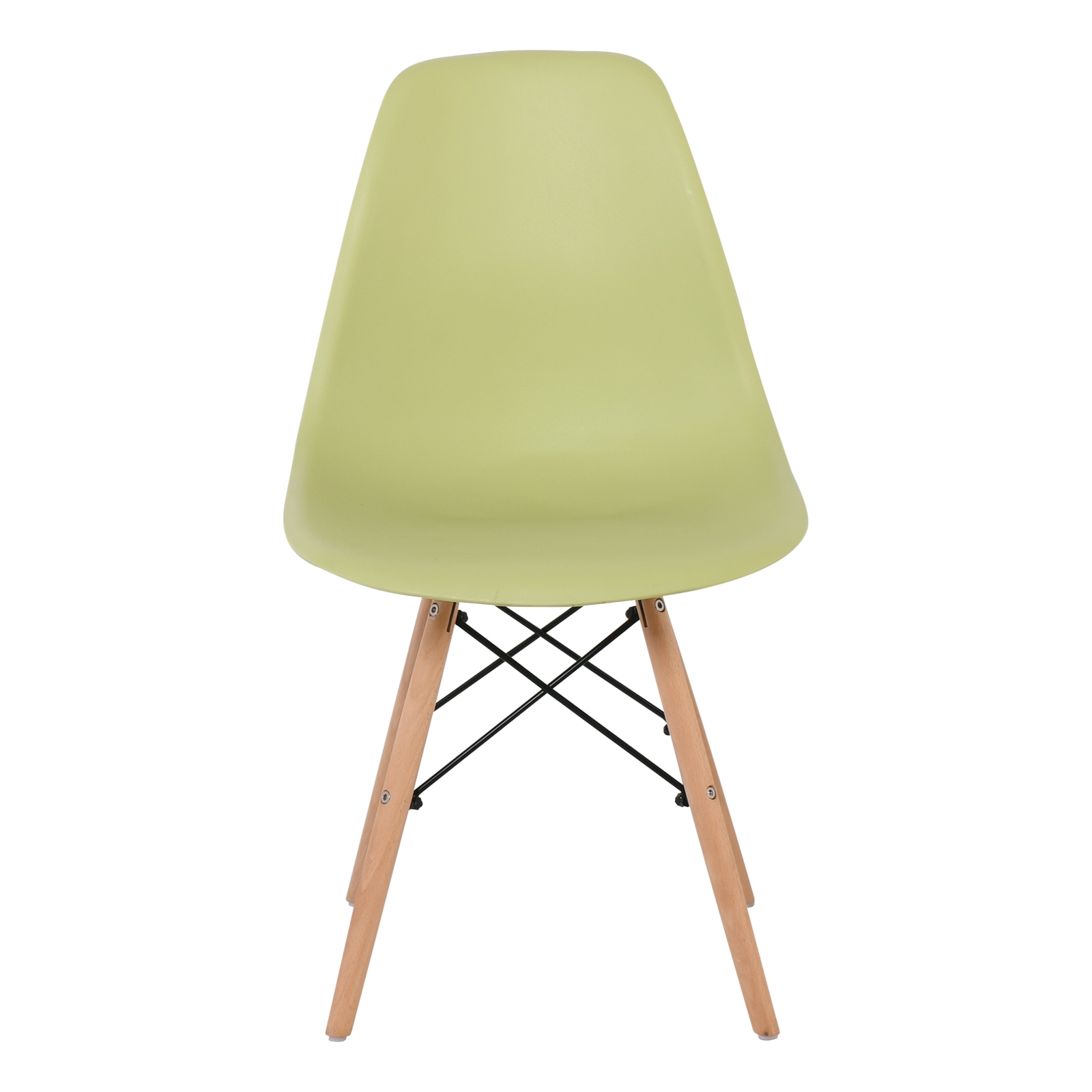 Wood Kαρέκλα Τραπεζαρίας Κουζίνας Ξύλο - PP Πράσινο 3