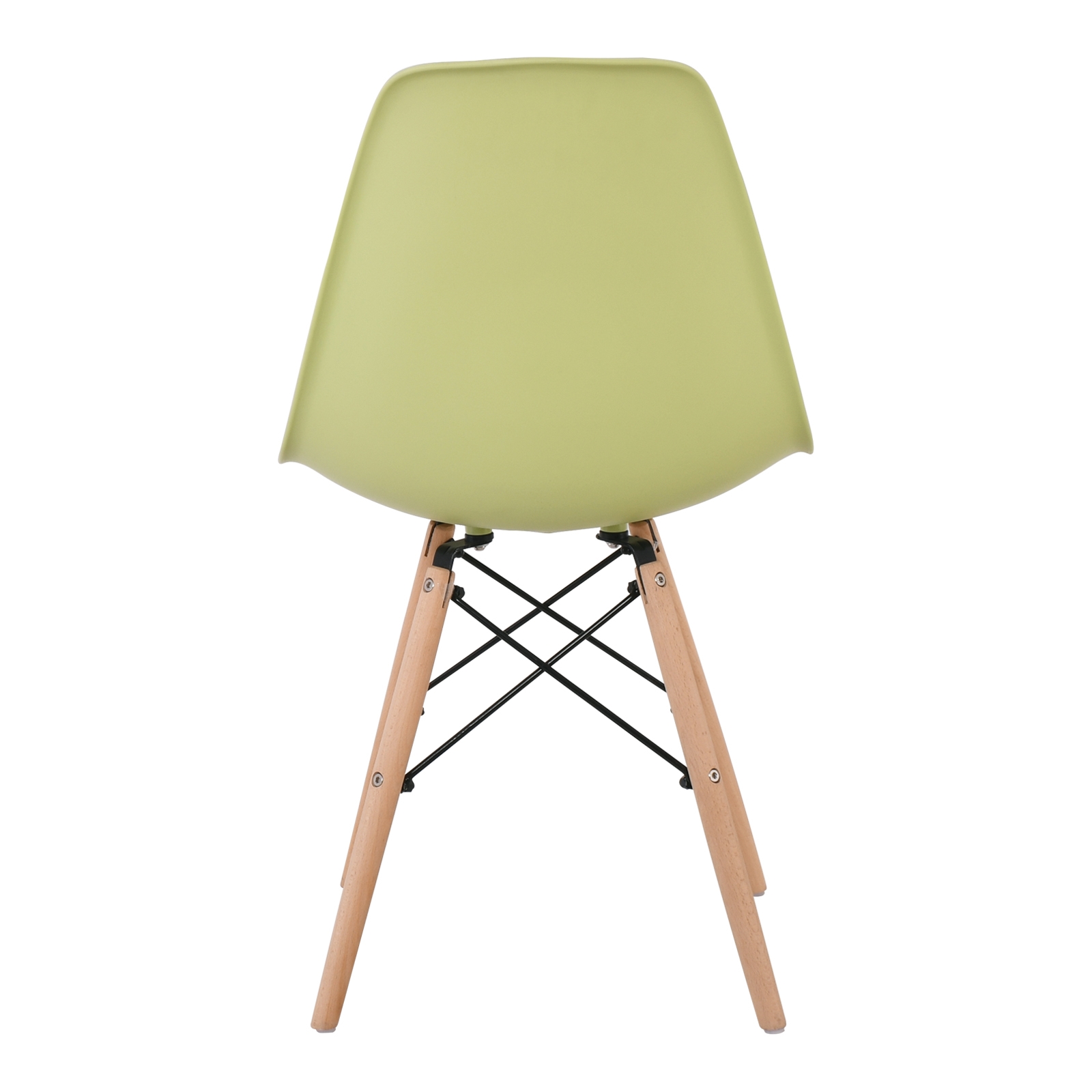 Wood Kαρέκλα Τραπεζαρίας Κουζίνας Ξύλο - PP Πράσινο 5