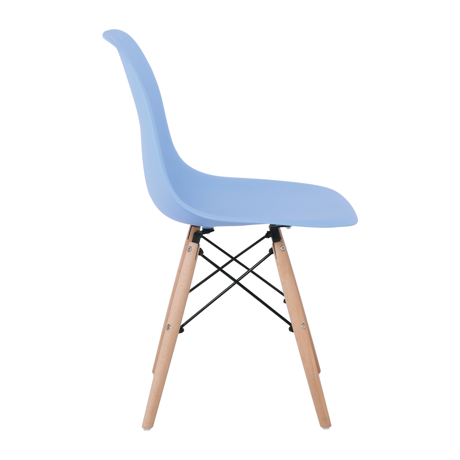 Wood Kαρέκλα Τραπεζαρίας Κουζίνας Ξύλο - PP Σιέλ 4