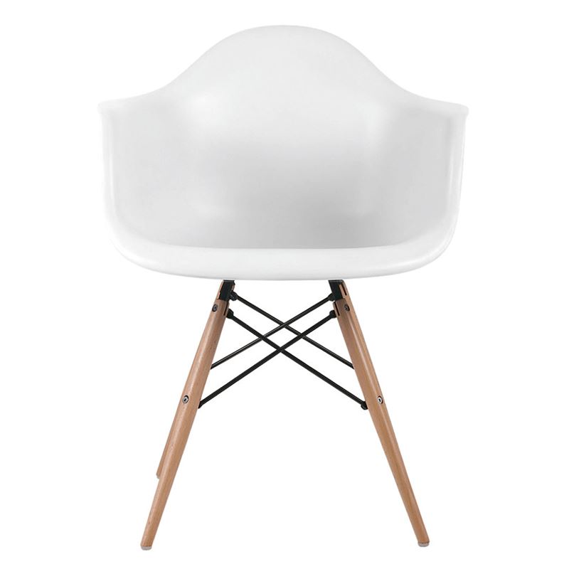 Πολυθρόνα Ξύλο - ΡΡ Άσπρο 1