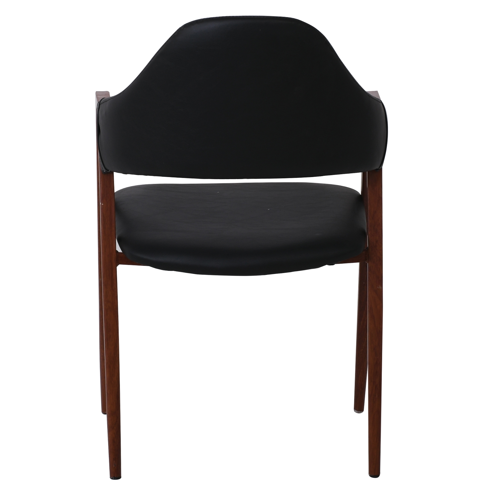 Πολυθρόνα Μέταλλο Βαφή Καρυδί  - Pu Μαύρο 6