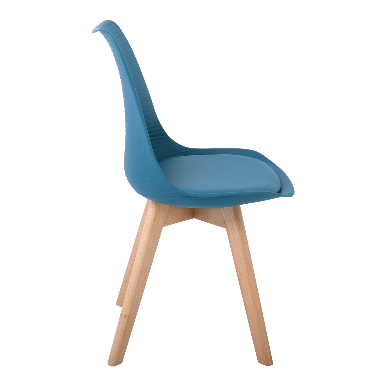 Καρέκλα Ξύλινο Πόδι / PP Petrol 4