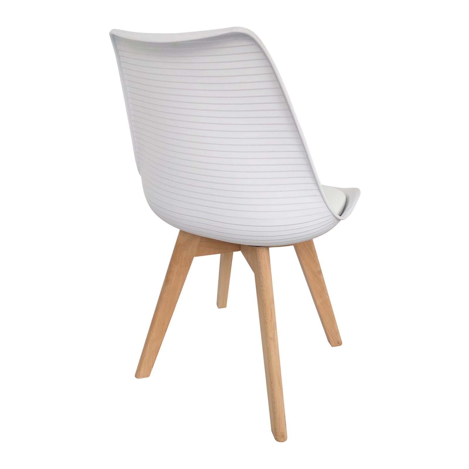 Καρέκλα Ξύλινο Πόδι / PP Άσπρο 3