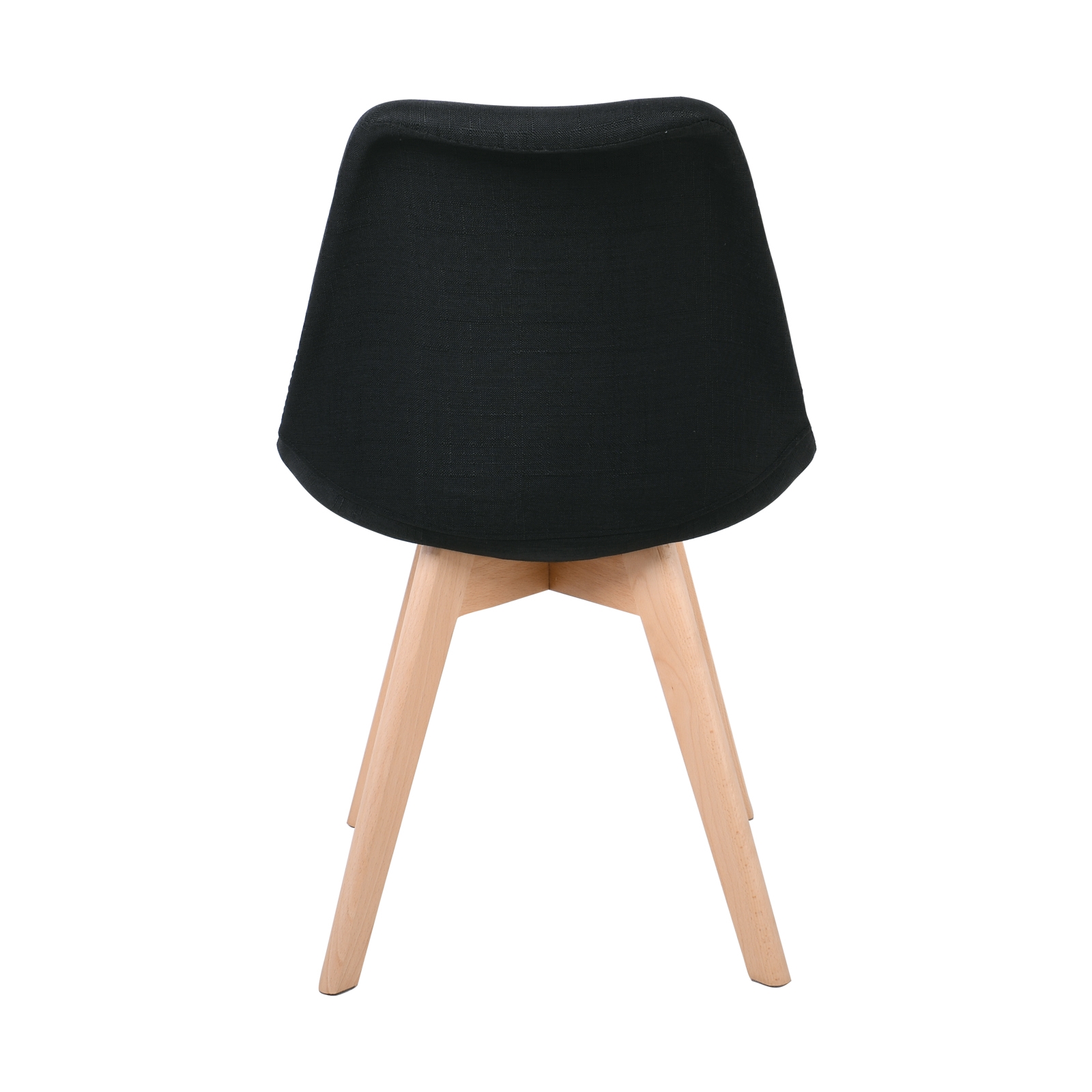 Καρέκλα Ξύλο / Ύφασμα Μαύρο - Μονταρισμένη Ταπετσαρία 5