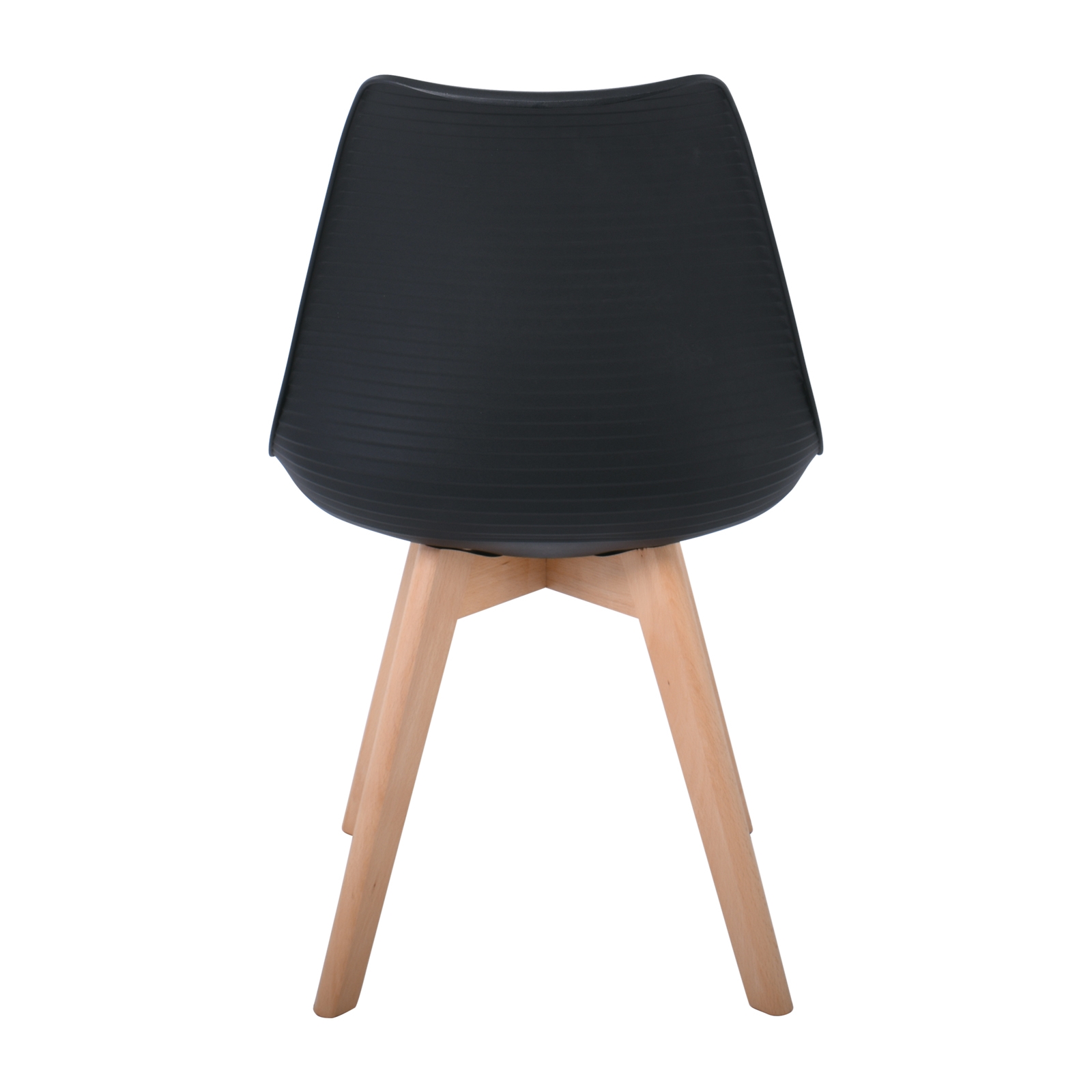 Καρέκλα Ξύλινο Πόδι / PP Μαύρο 5