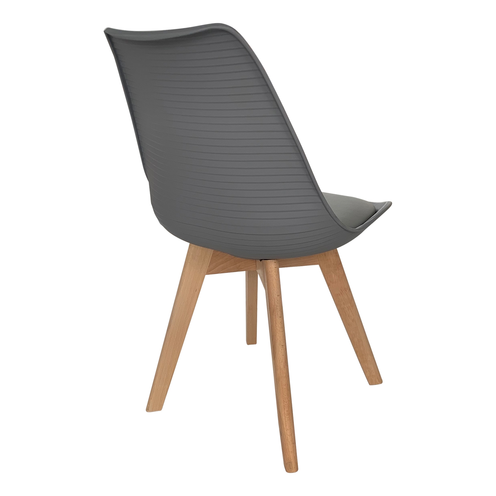 Καρέκλα Ξύλινο Πόδι / PP Γκρι 3
