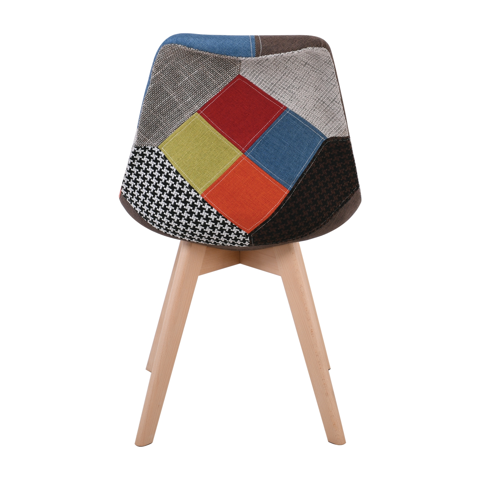 Kαρέκλα Ξύλο PP / Ύφασμα Patchwork 5
