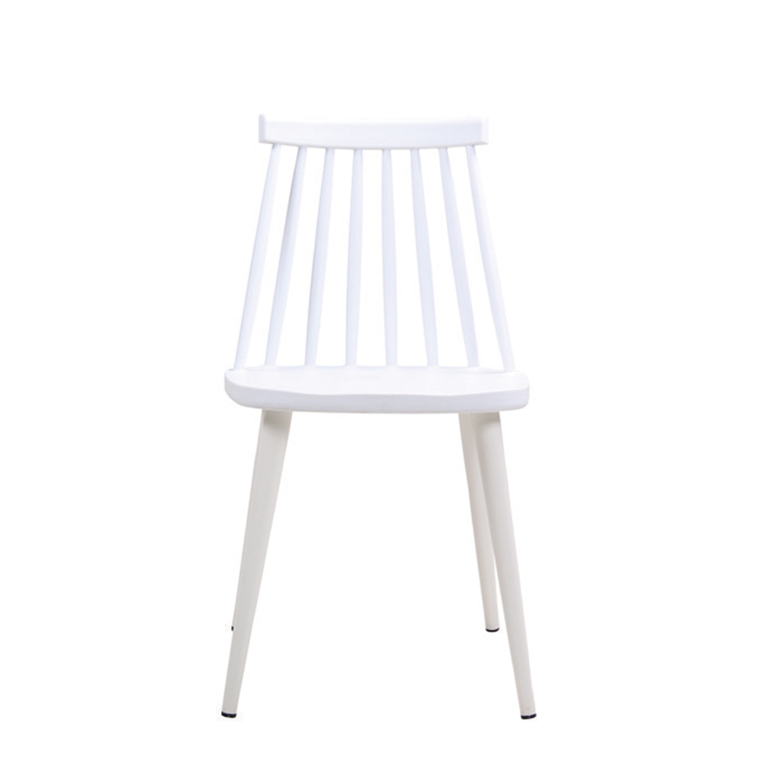 Καρέκλα Τραπεζαρίας Κουζίνας / Μέταλλο Βαφή Λευκό PP Άσπρο 2