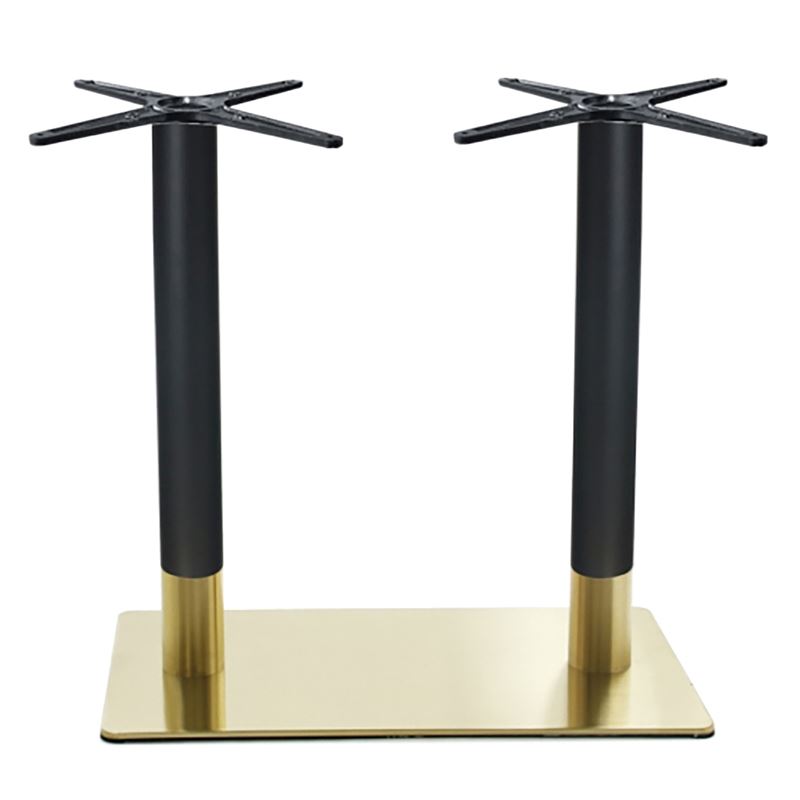 RIVA Βάση Τραπεζιού Μακρόστενη Gold Inox #201 - Black / 21,20 Kg 1