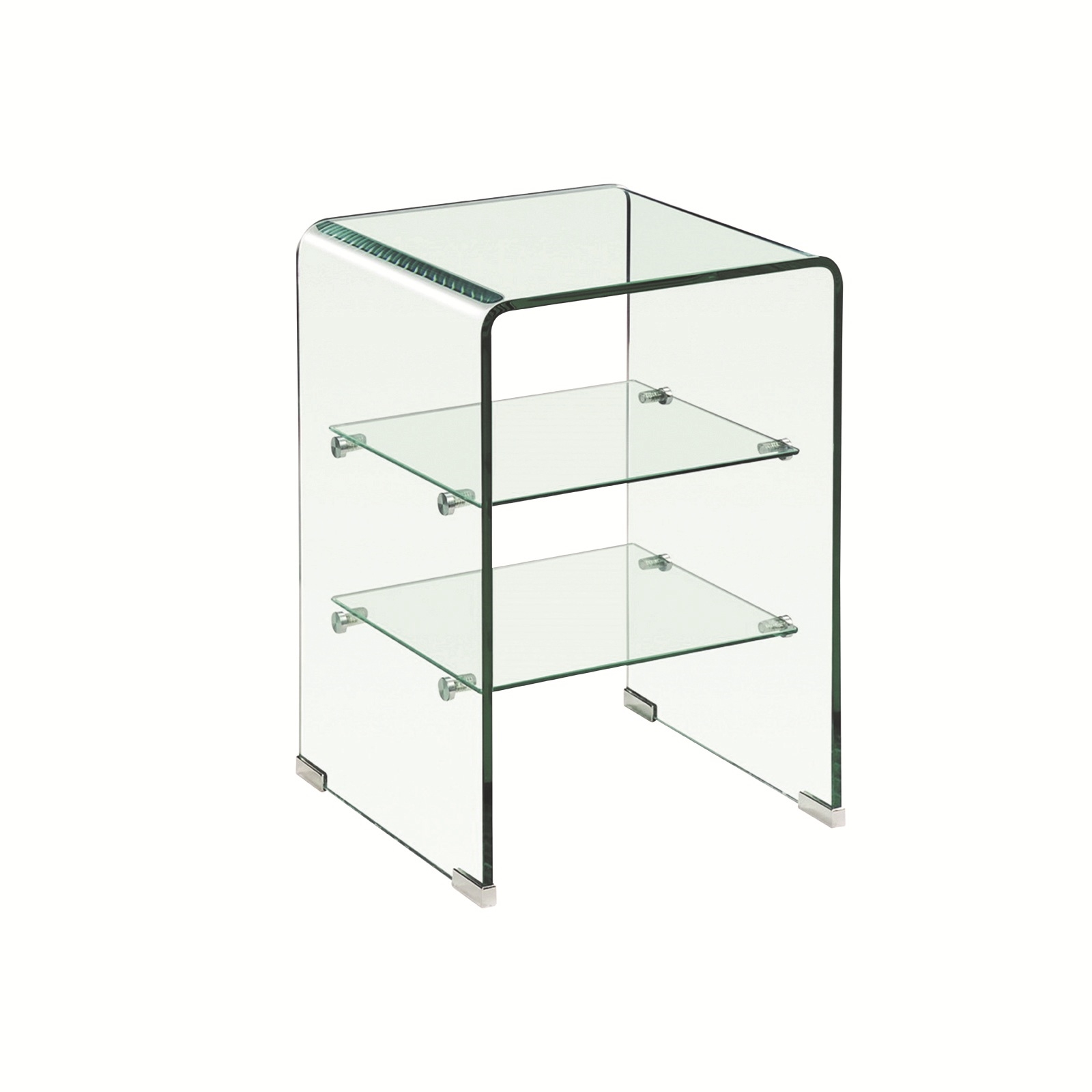 Ραφιέρα Clear  2 Ράφια - Γυαλί 10mm / 5mm 2