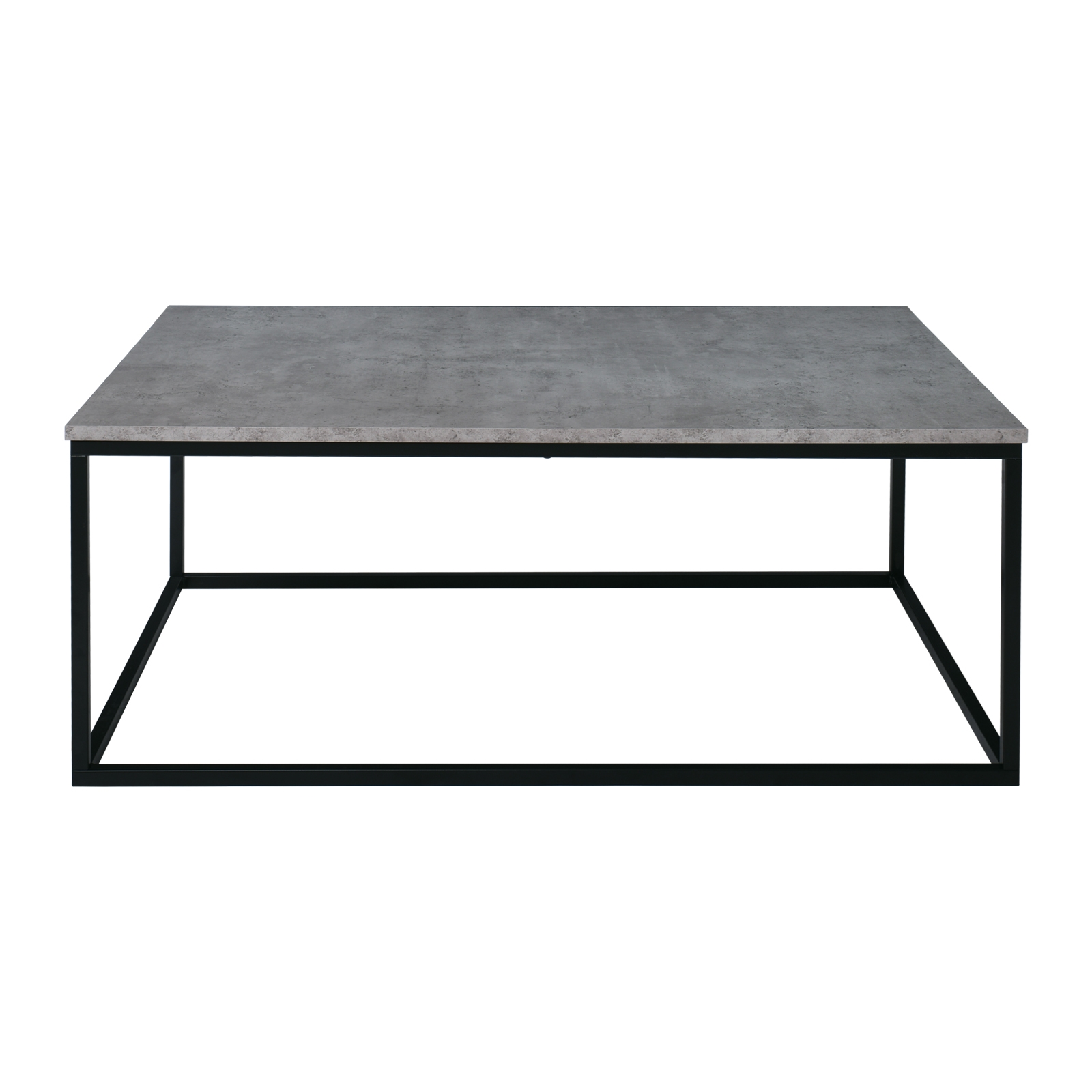 Τραπεζάκι Σαλονιού - Καθιστικού / Μέταλλο Βαφή Μαύρο - Cement 3