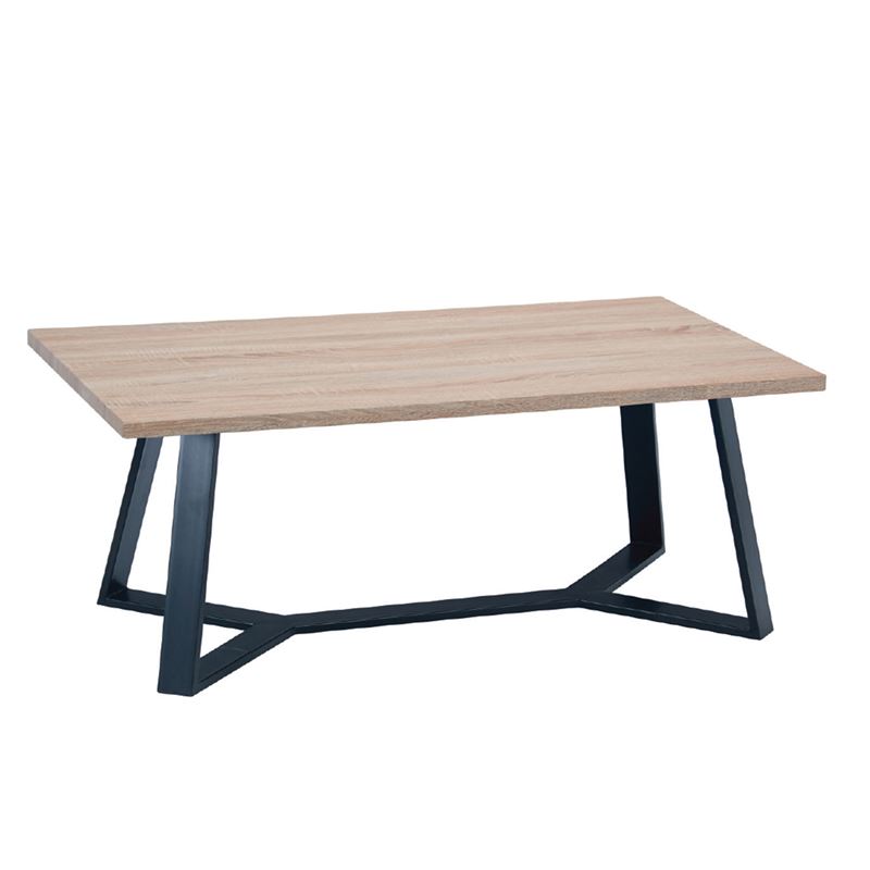 Τραπεζάκι Σαλονιού Καθιστικού Μέταλλο Βαφή Μαύρο - Sonoma 1