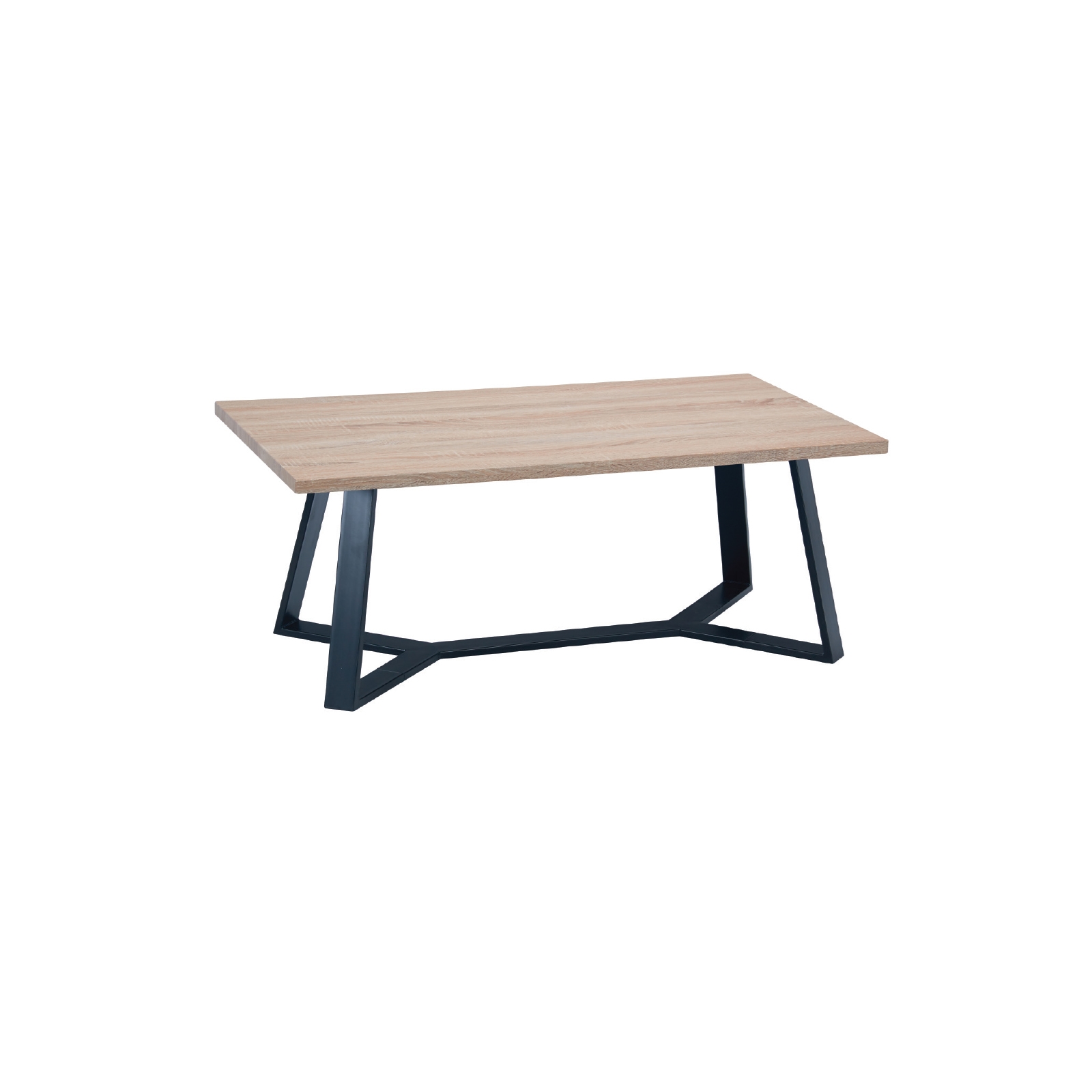 Τραπεζάκι Σαλονιού Καθιστικού Μέταλλο Βαφή Μαύρο - Sonoma 2