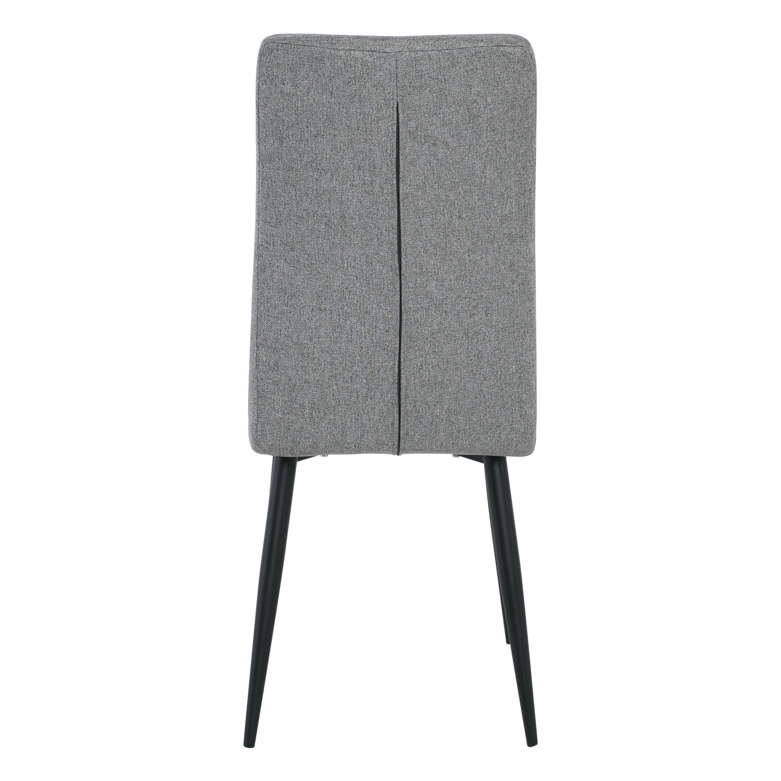 Καρέκλα Tραπεζαρίας Κουζίνας Μέταλλο Βαφή  Μαύρο / Ύφασμα Grey-Brown 5