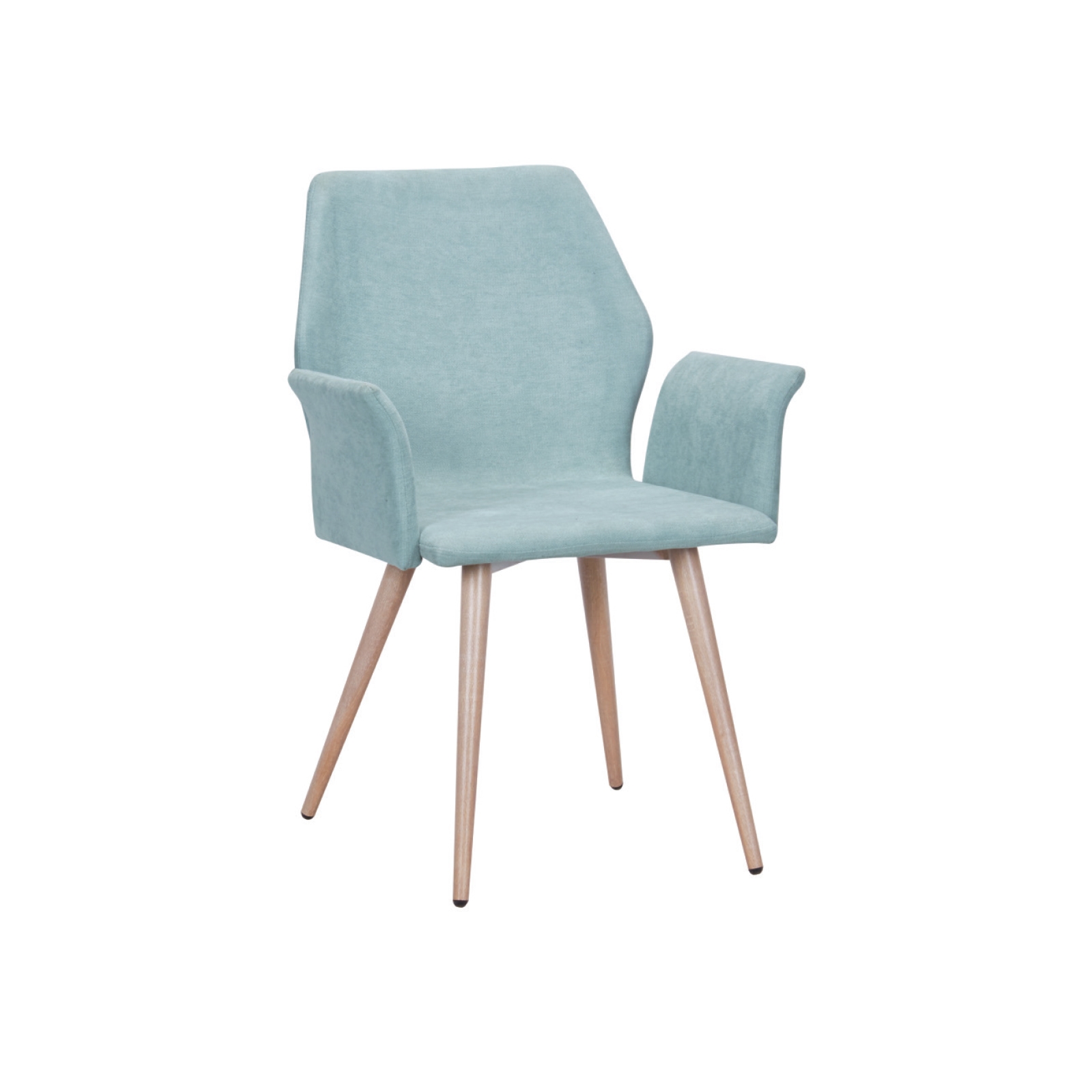 Πολυθρόνα Τραπεζαρίας Κουζίνας Μέταλλο Βαφή Φυσικό / Ύφασμα Βεραμάν 2