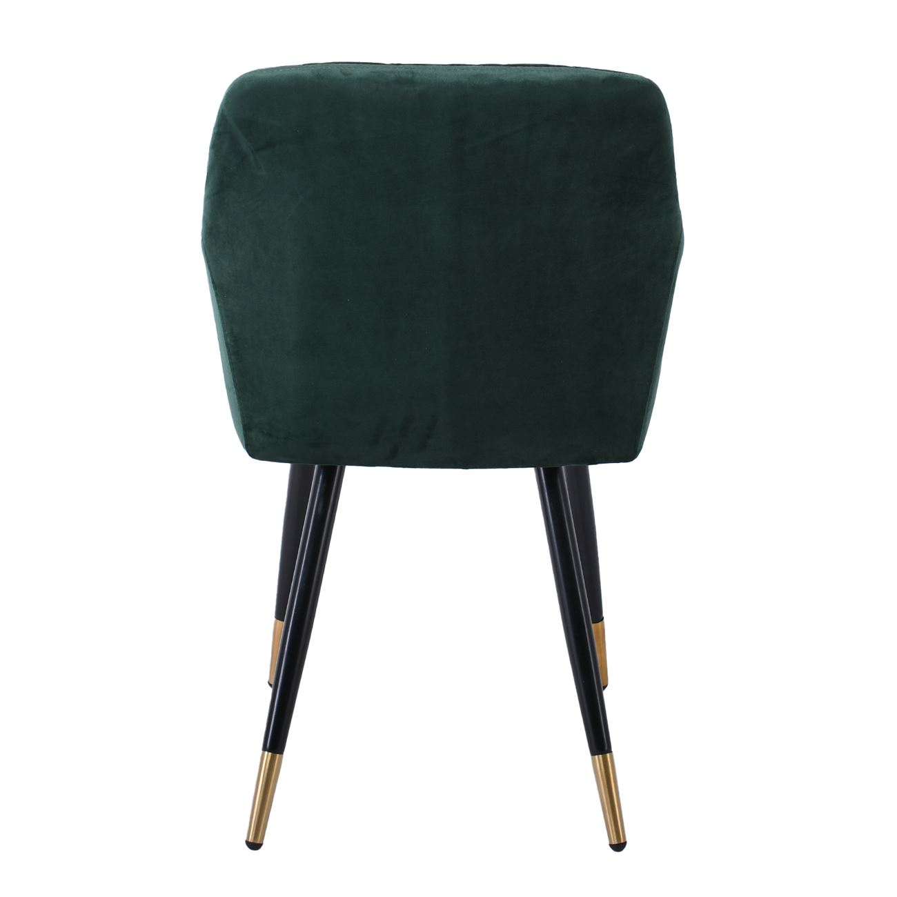 Πολυθρόνα Μέταλλο Βαφή Μαύρο, Ύφασμα Velure, Απόχρωση Forest Green 4