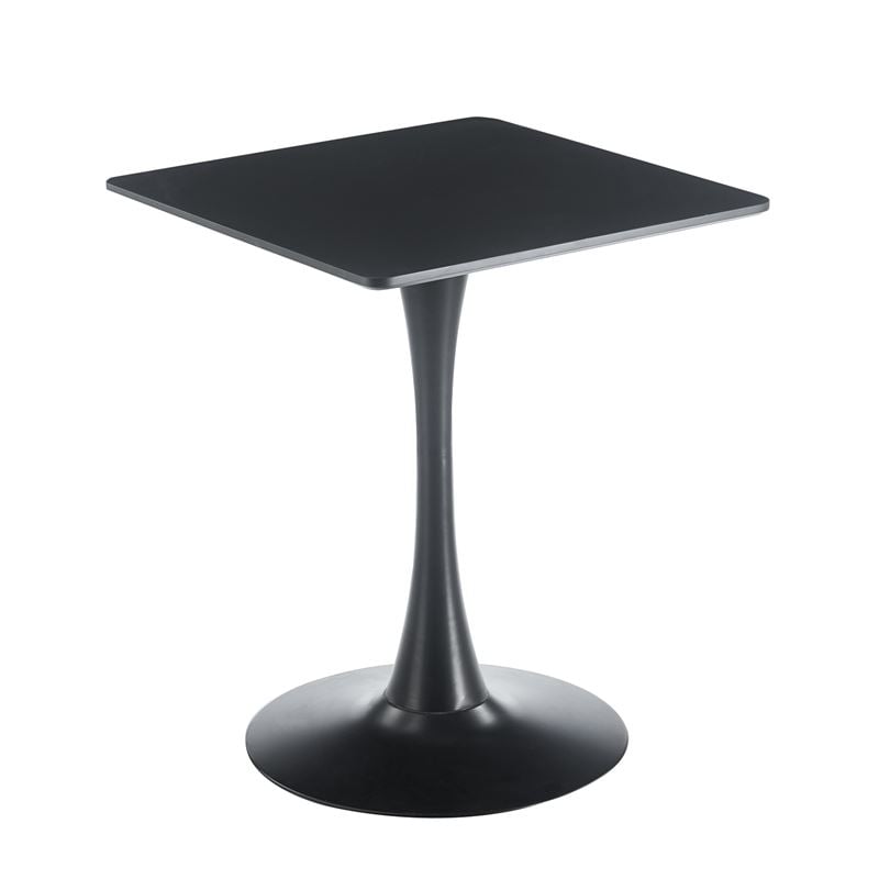 Τραπέζι MDF Μαύρο, Βάση Μέταλλο Βαφή Μαύρο 1