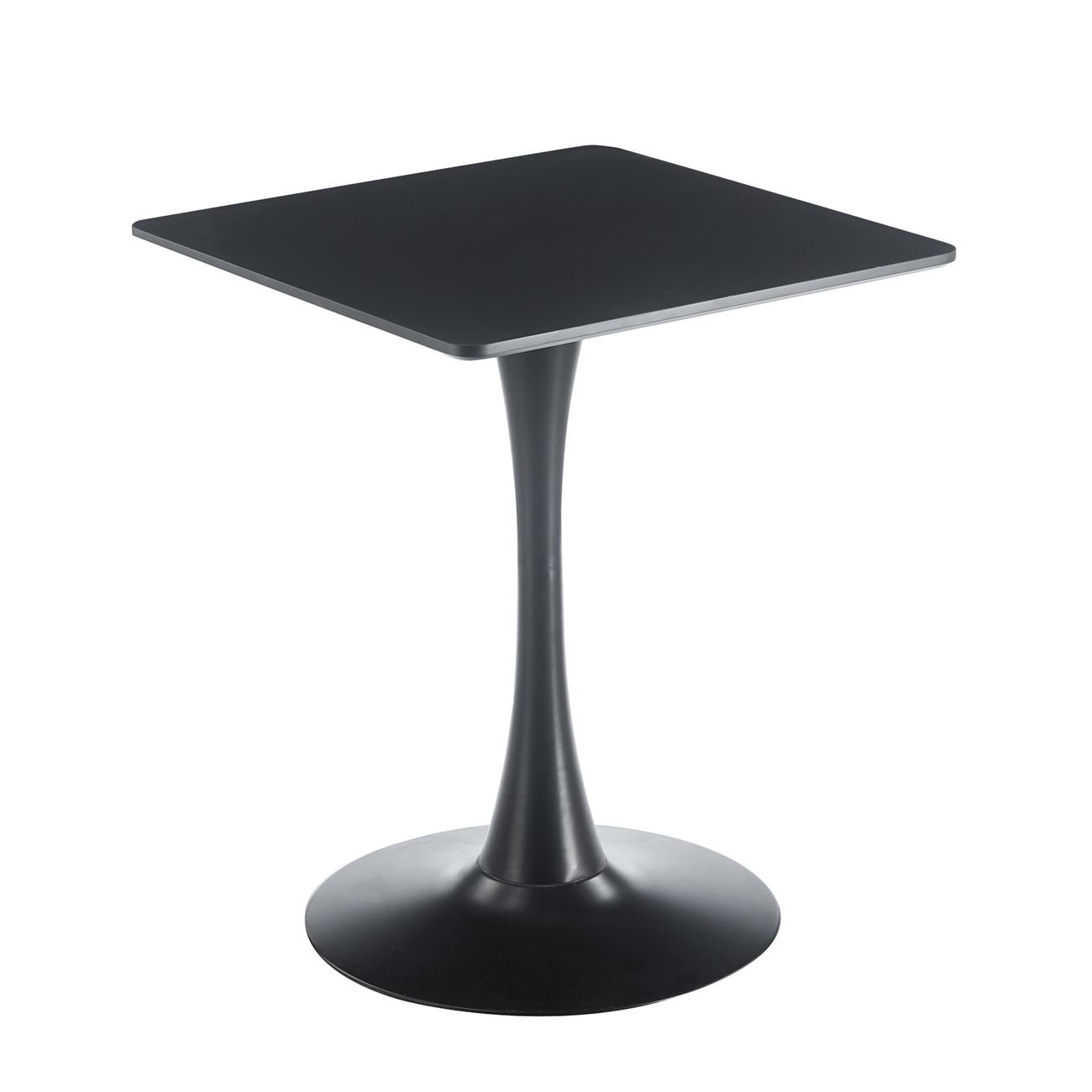 Τραπέζι MDF Μαύρο, Βάση Μέταλλο Βαφή Μαύρο 2