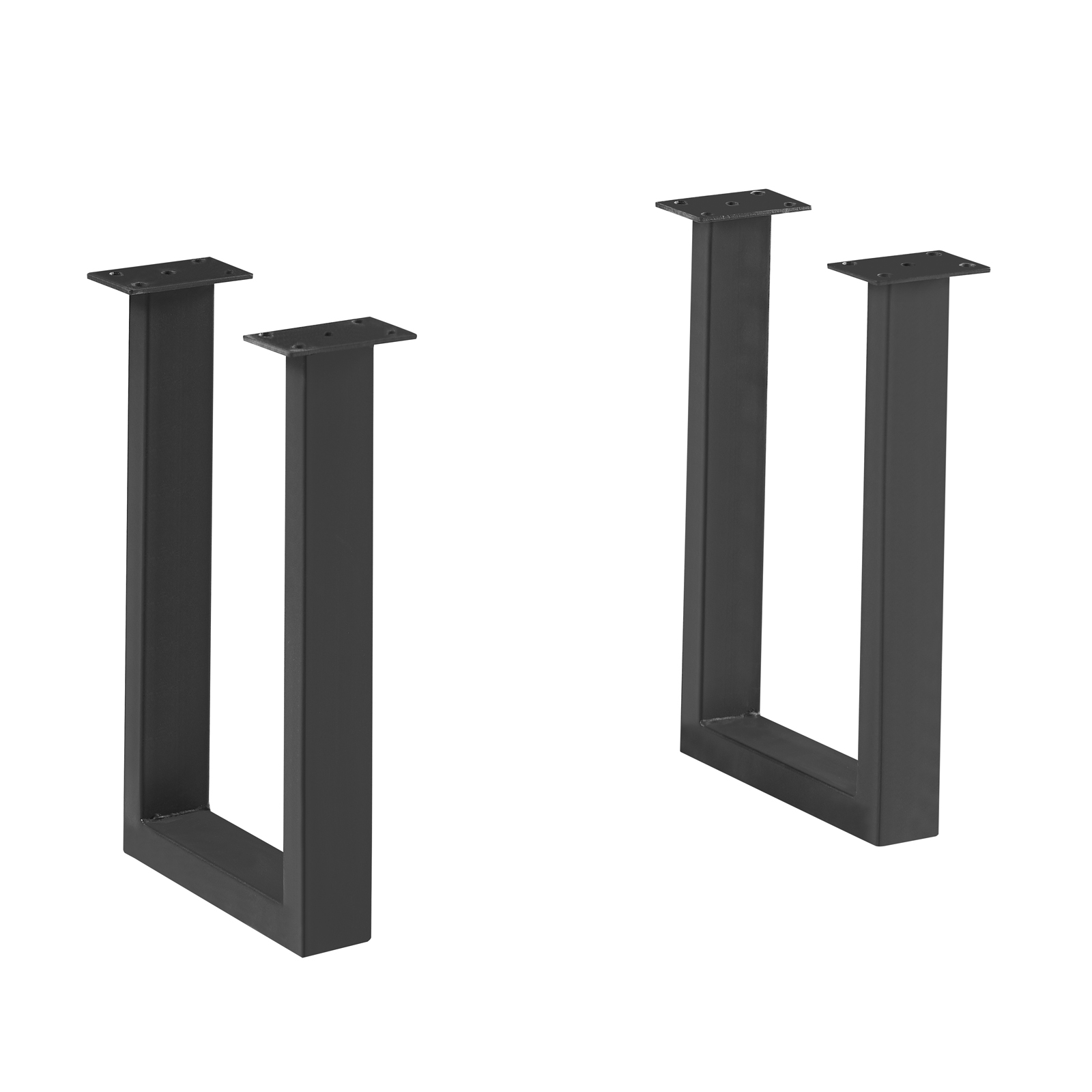 Βάση Set 2 τεμαχίων 27x6 H.43cm για Τραπεζάκι Σαλονιού Μέταλλο Μαύρο 4