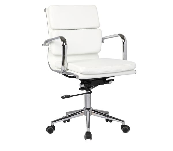 Πολυθρόνα Γραφείου PU Άσπρο 1