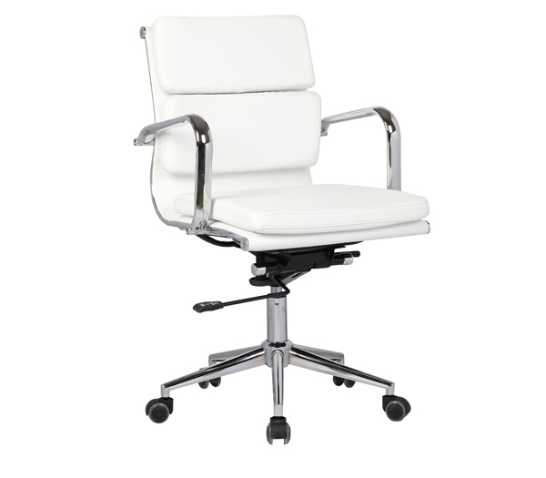 Πολυθρόνα Γραφείου PU Άσπρο 2