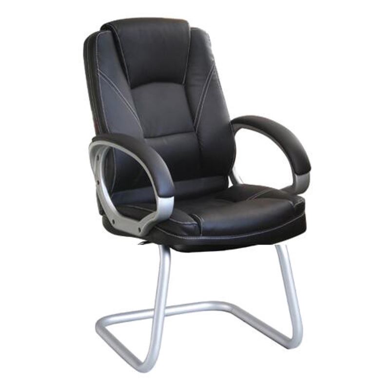 Πολυθρόνα Γραφείου Επισκέπτη / Pu Μαύρο 1