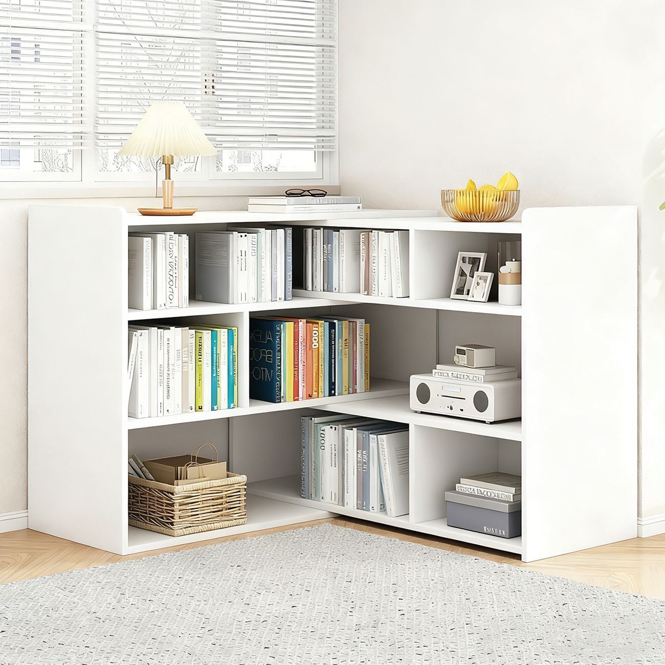 Βιβλιοθήκη πολλαπλών διαστάσεων, Απόχρωση Άσπρο 2