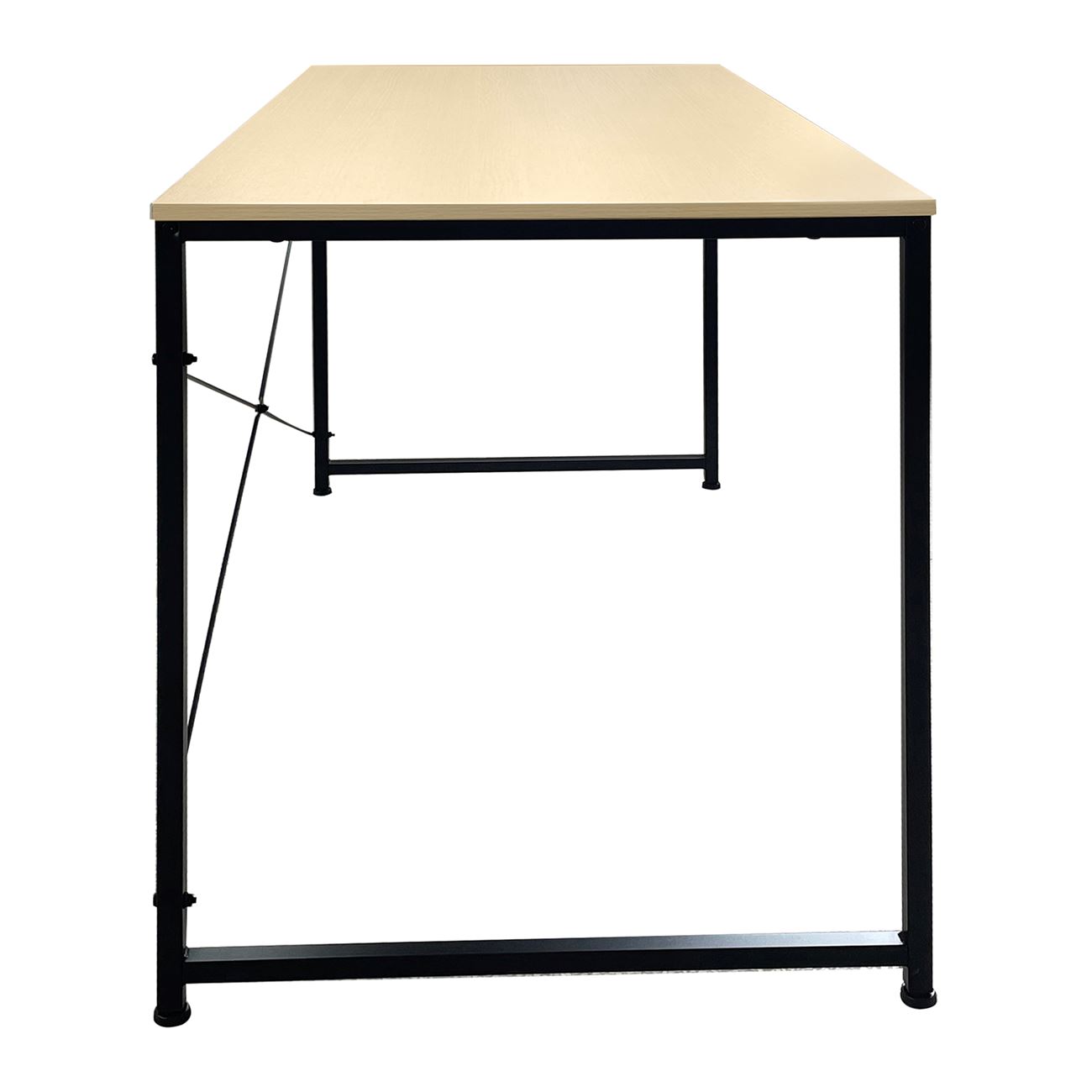 ΓΡΑΦΕΙΟ Η/Υ Μέταλλο Βαφή Μαύρο, Melamine Beech 3