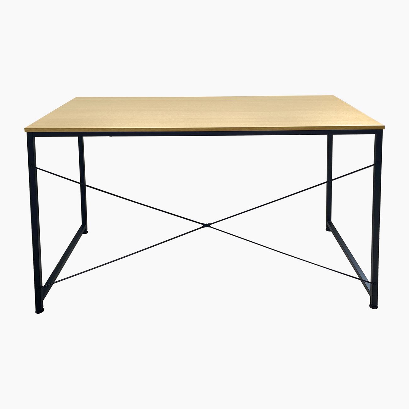 ΓΡΑΦΕΙΟ Η/Υ Μέταλλο Βαφή Μαύρο, Melamine Beech 4