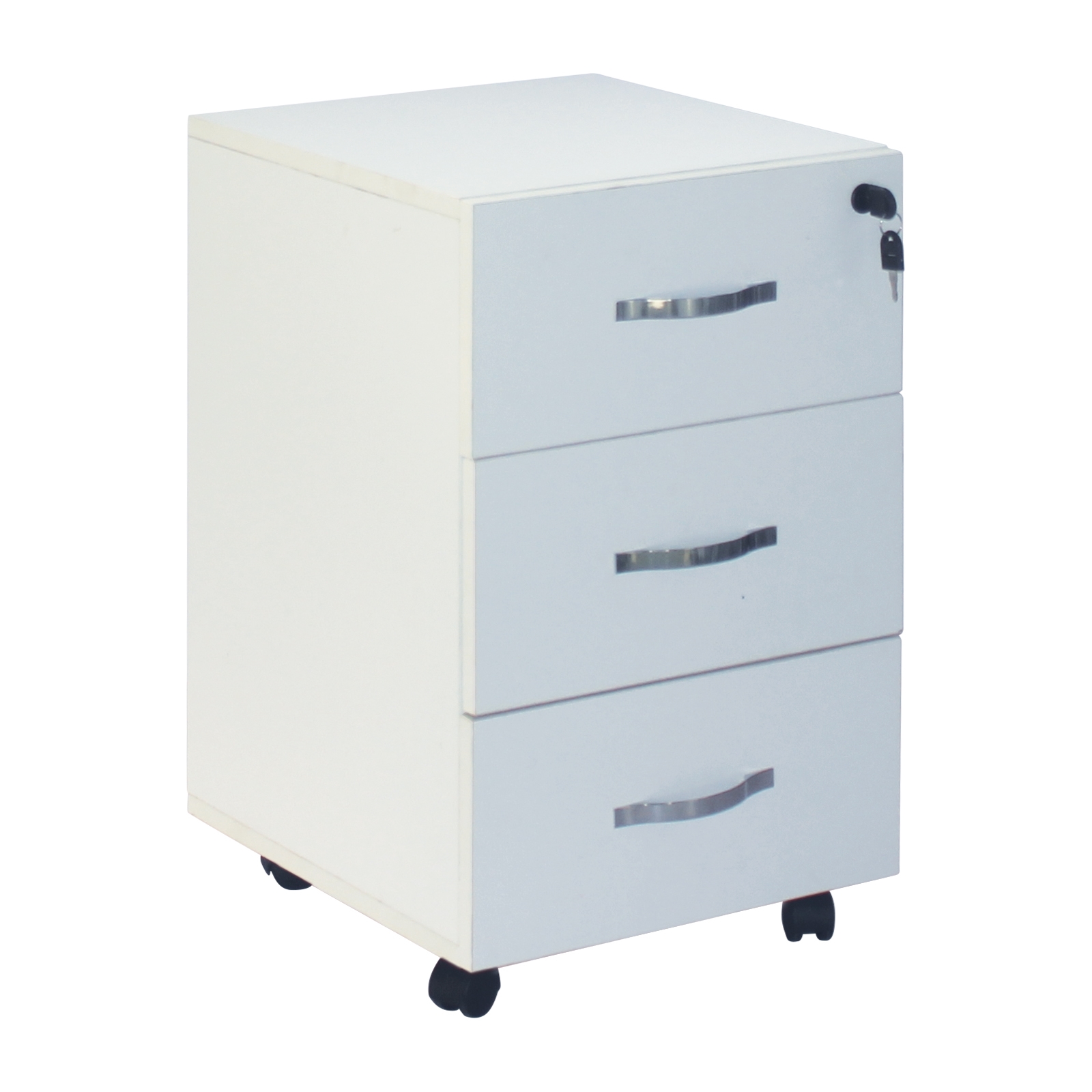 Συρταριέρα 3-Συρτάρια Άσπρη 2