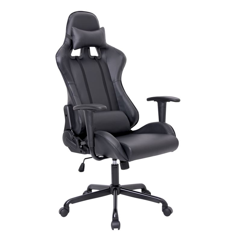 Gaming/Manager Πολυθρόνα Pu Μαύρο 1