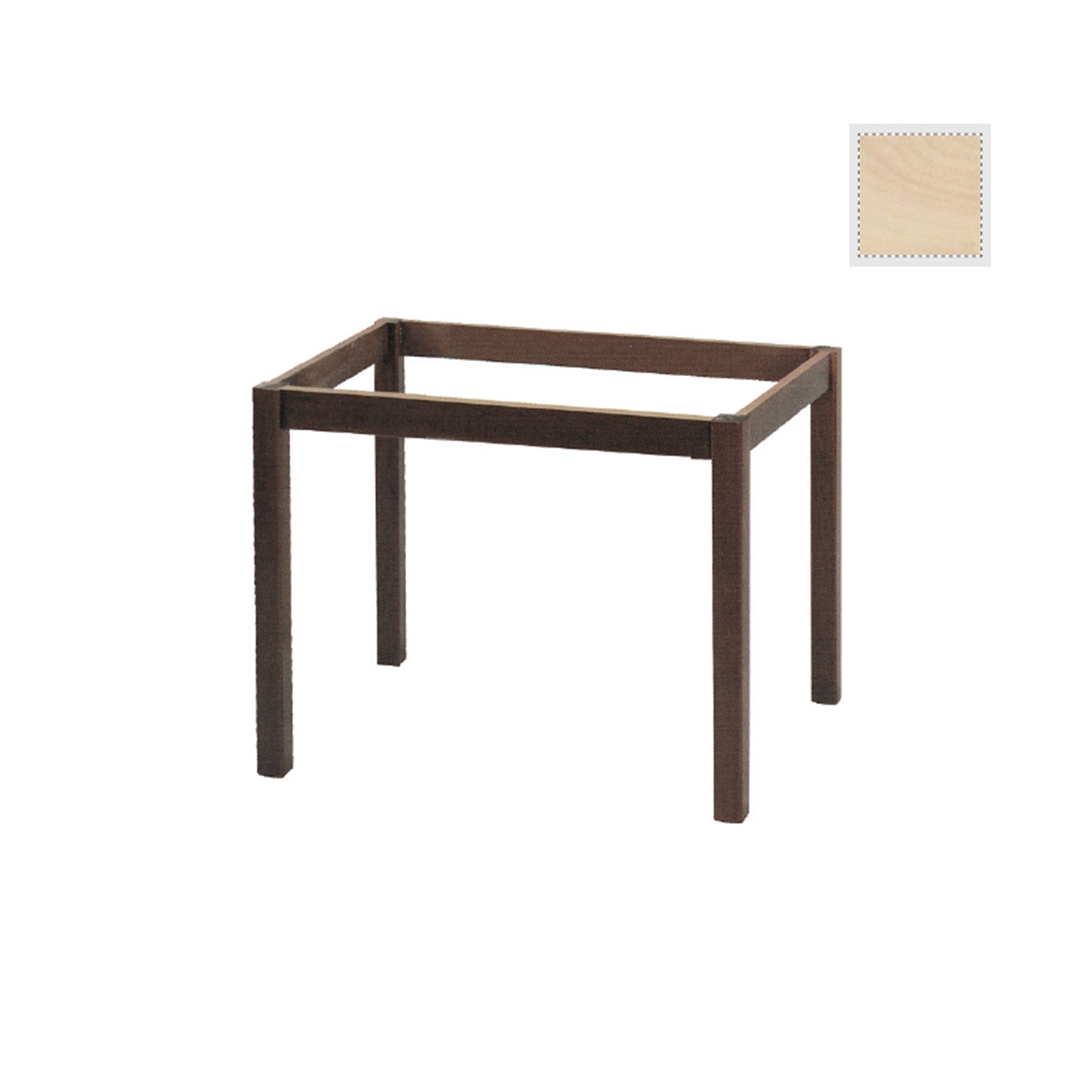 Πόδι Τραπεζιού Άβαφο Λυόμενο 2