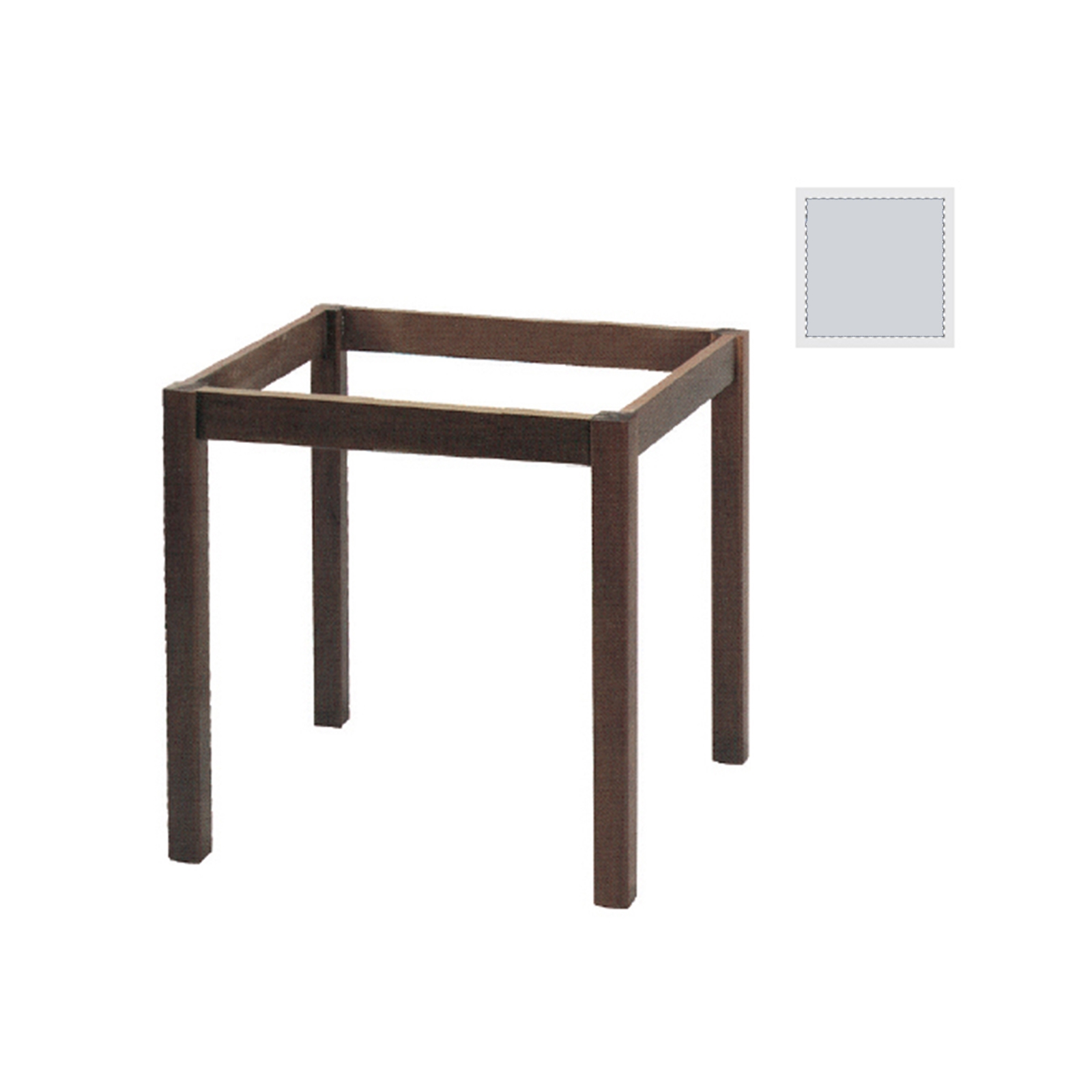 Πόδι Τραπεζιού Λυόμενο/Εμποτισμού Λάκα Άσπρο 2