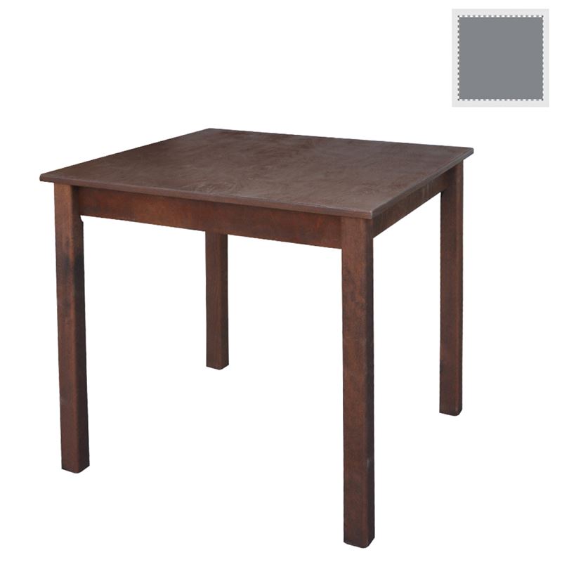 Τραπέζι Κ/Π Λυόμενο Εμποτισμού Λάκα Γκρι 1