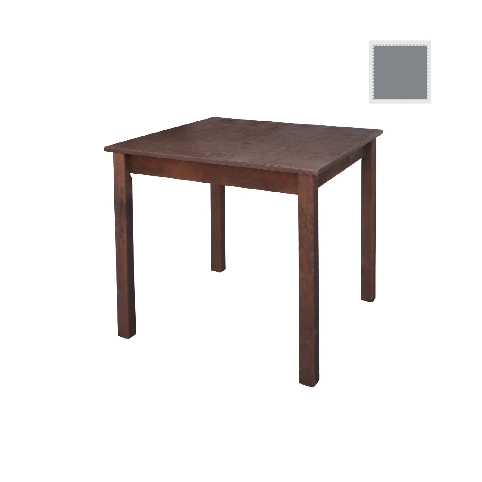 Τραπέζι Κ/Π Λυόμενο Εμποτισμού Λάκα Γκρι 2