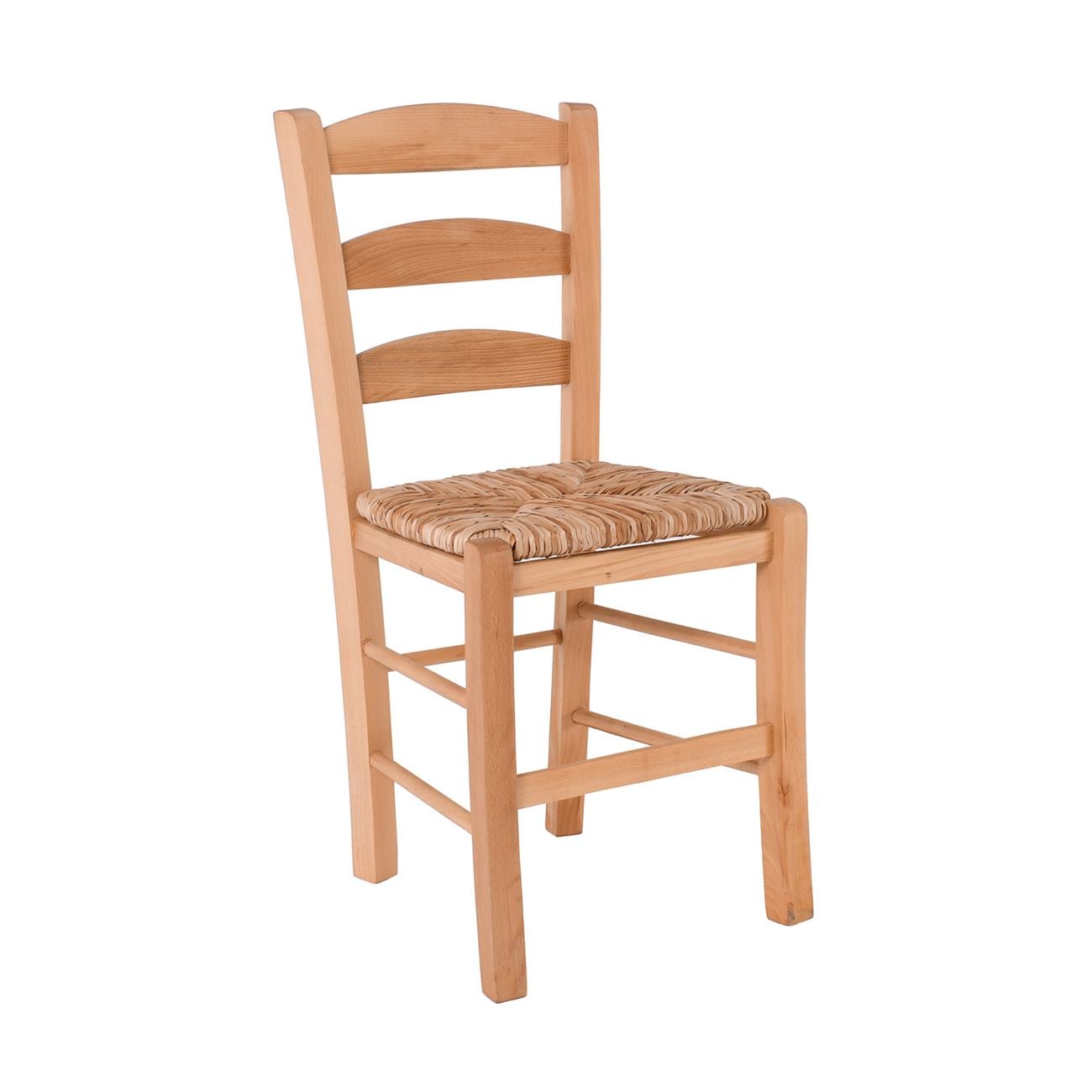 Καρέκλα Οξιά Βαφή Εμποτισμού Φυσικό, Κάθισμα Ψάθα 2