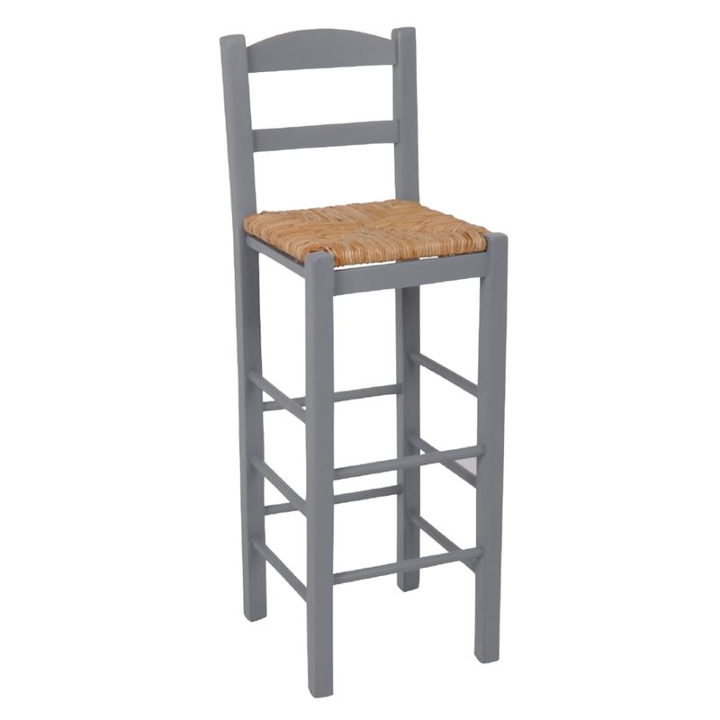 Σκαμπώ BAR Εμποτισμός Λάκα Γκρι 1