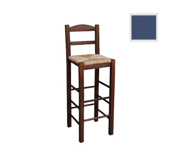 Σκαμπώ BAR Εμποτισμός Ανιλίνη Μπλε 1