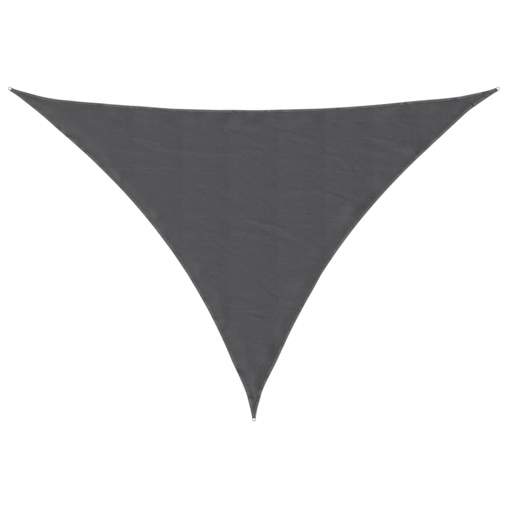 Πανί Σκίασης Τρίγωνο Ανθρακί 3,5x3,5x4,9 μ. από Ύφασμα Oxford 2