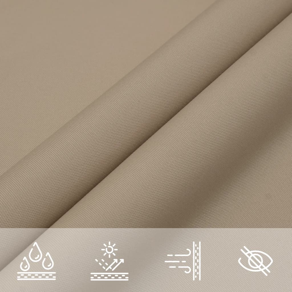 Πανί Σκίασης Τετράγωνο Taupe 2 x 2 μ. από Ύφασμα Oxford 7