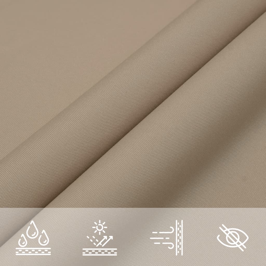 Πανί Σκίασης Τετράγωνο Taupe 4 x 4 μ. από Ύφασμα Oxford 7