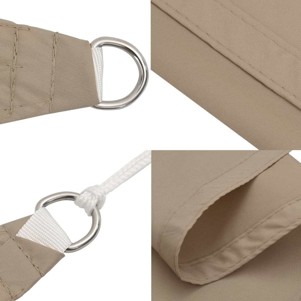 Πανί Σκίασης Ορθογώνιο Taupe 2,5 x 3 μ. από Ύφασμα Oxford 7