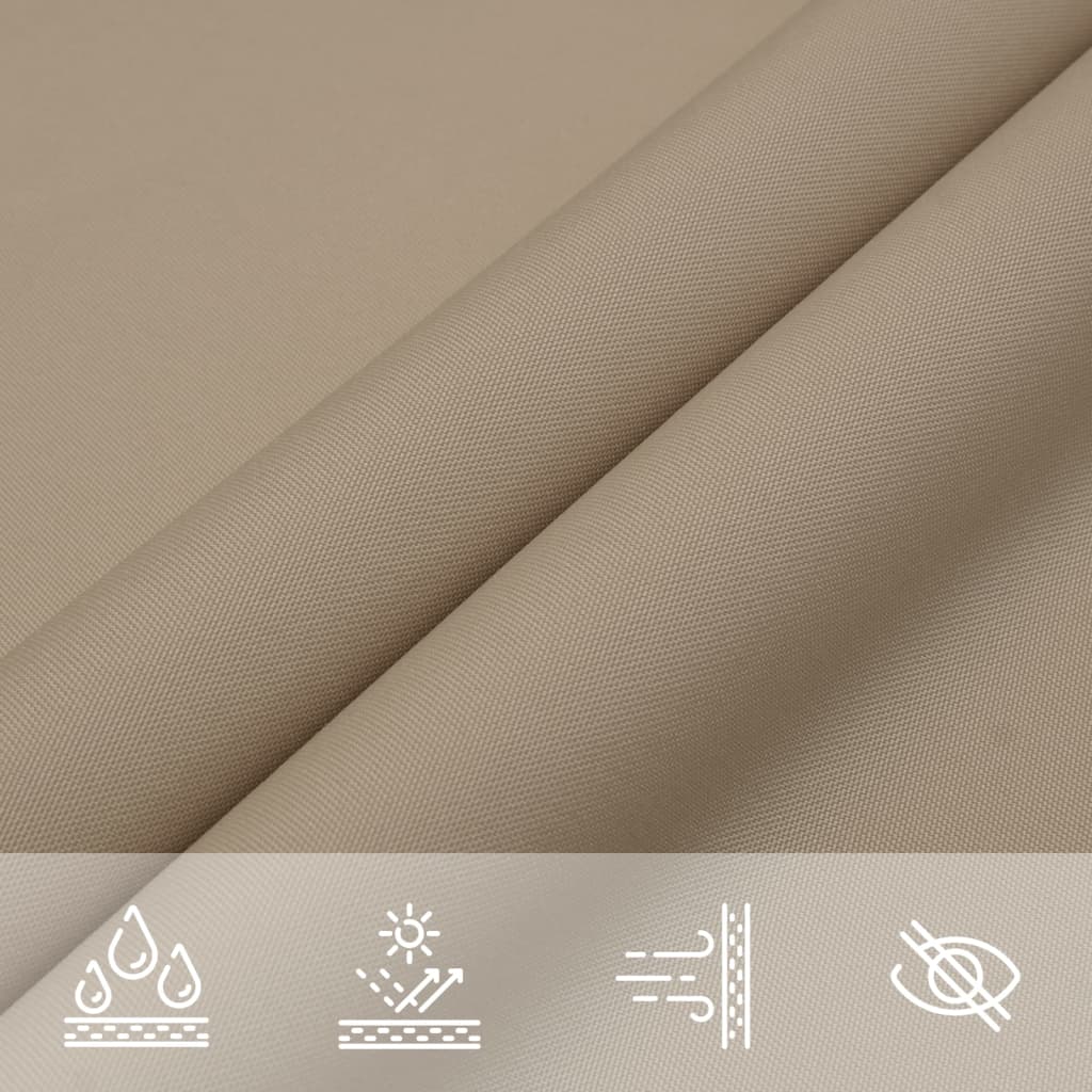 Πανί Σκίασης Ορθογώνιο Taupe 2,5 x 5 μ. από Ύφασμα Oxford 8